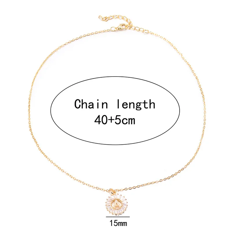 Женское ожерелье с подвеской-инициалом буква алфавита скрытое Имя имя инициал