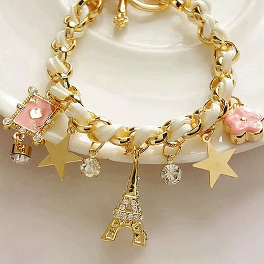 Модные браслеты для женщин новинка 2016 браслет ручной работы Кристальный бренд