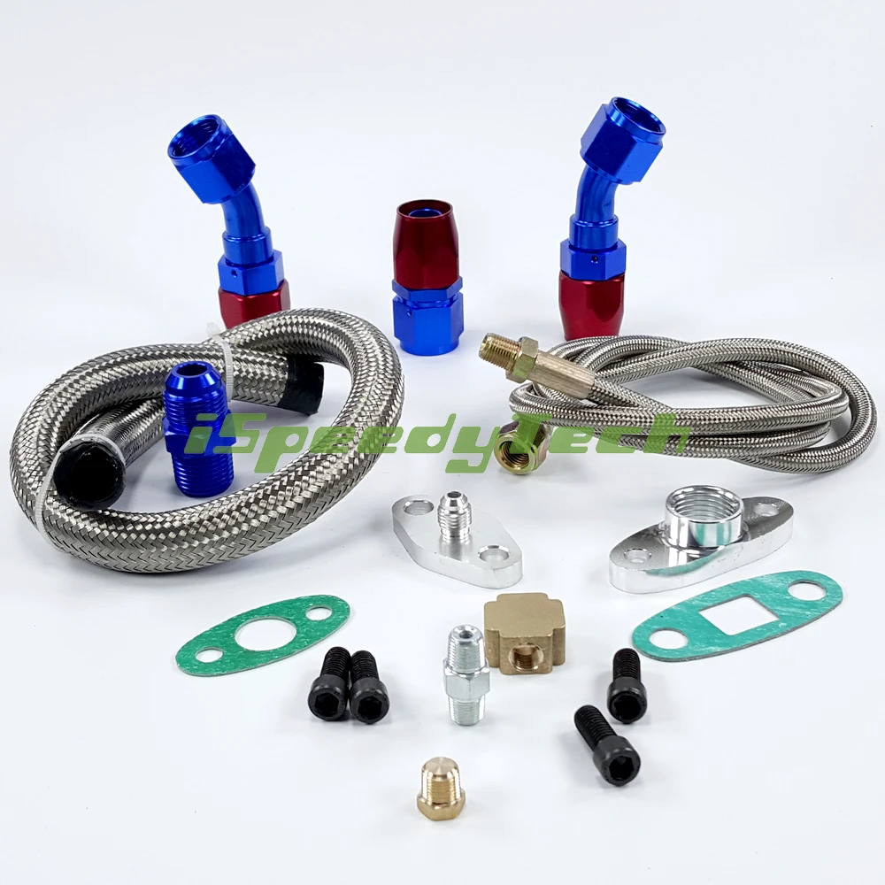T3 T4 T61 T70 T66 TO4E турбо масляная подача 36 &quotлиния возврата Слива комплекты 1/8NPT