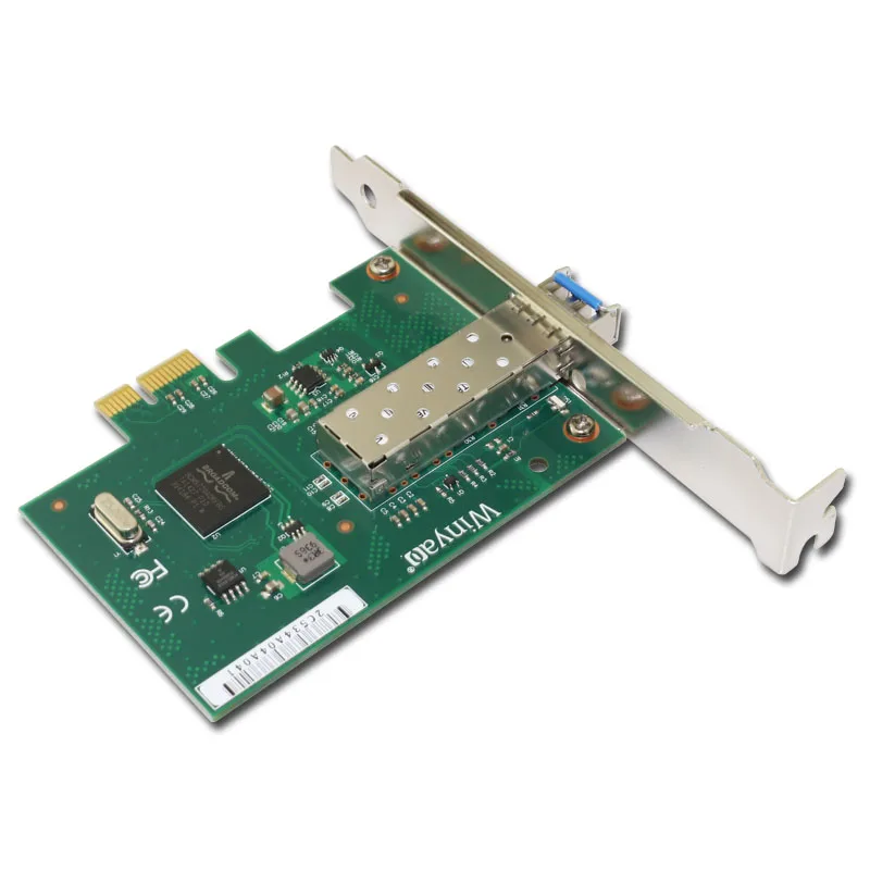Winyao WY5720DF-LX PCI-Express X1 1000 Мбит/с LC 1310nm Gigabit Ethernet Lan волоконная настольная сетевая карта