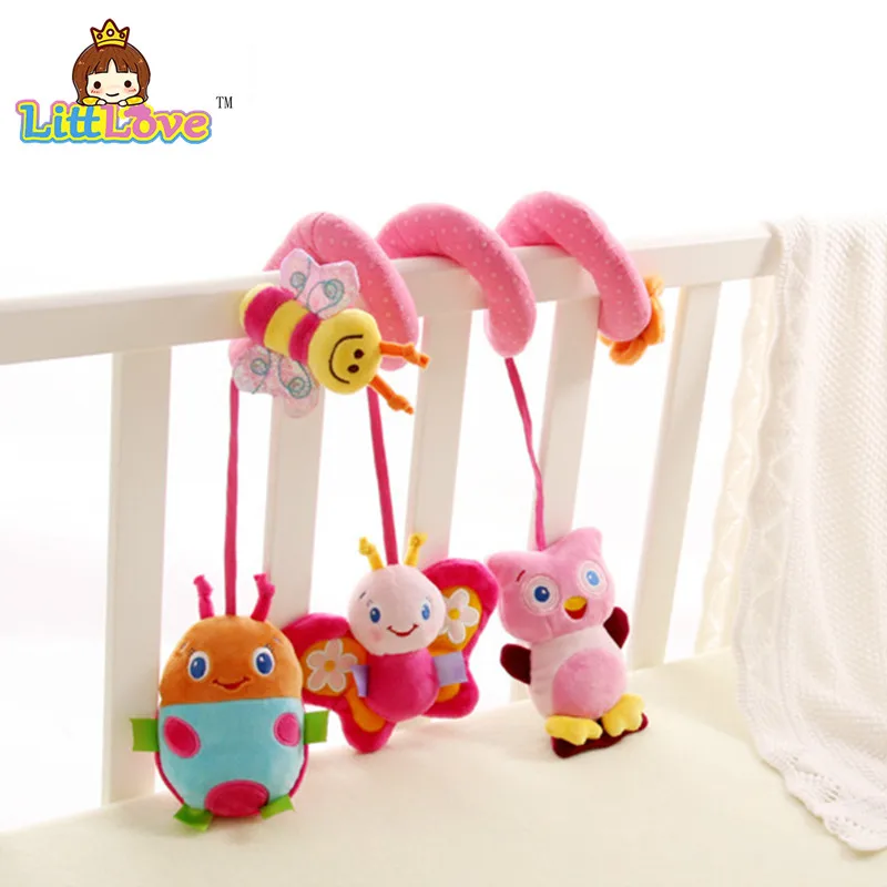 Многофункциональная детская кроватка LittLove вращающаяся Музыкальная погремушка