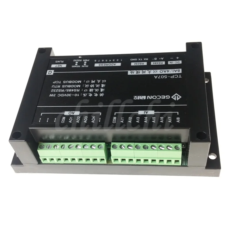 8AI4AO аналоговый входной и выходной модуль Ethernet RS485 RJ45 232 интерфейс Modbus