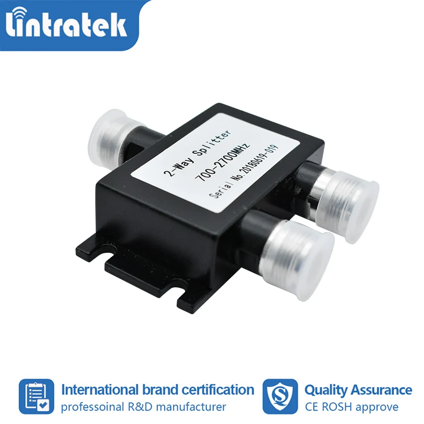 2 полосный сплиттер Lintratek Upgrade 700 ~ 2700 МГц для 800 850 900 1700 1800 1900 2100 2600 усилитель сигнала