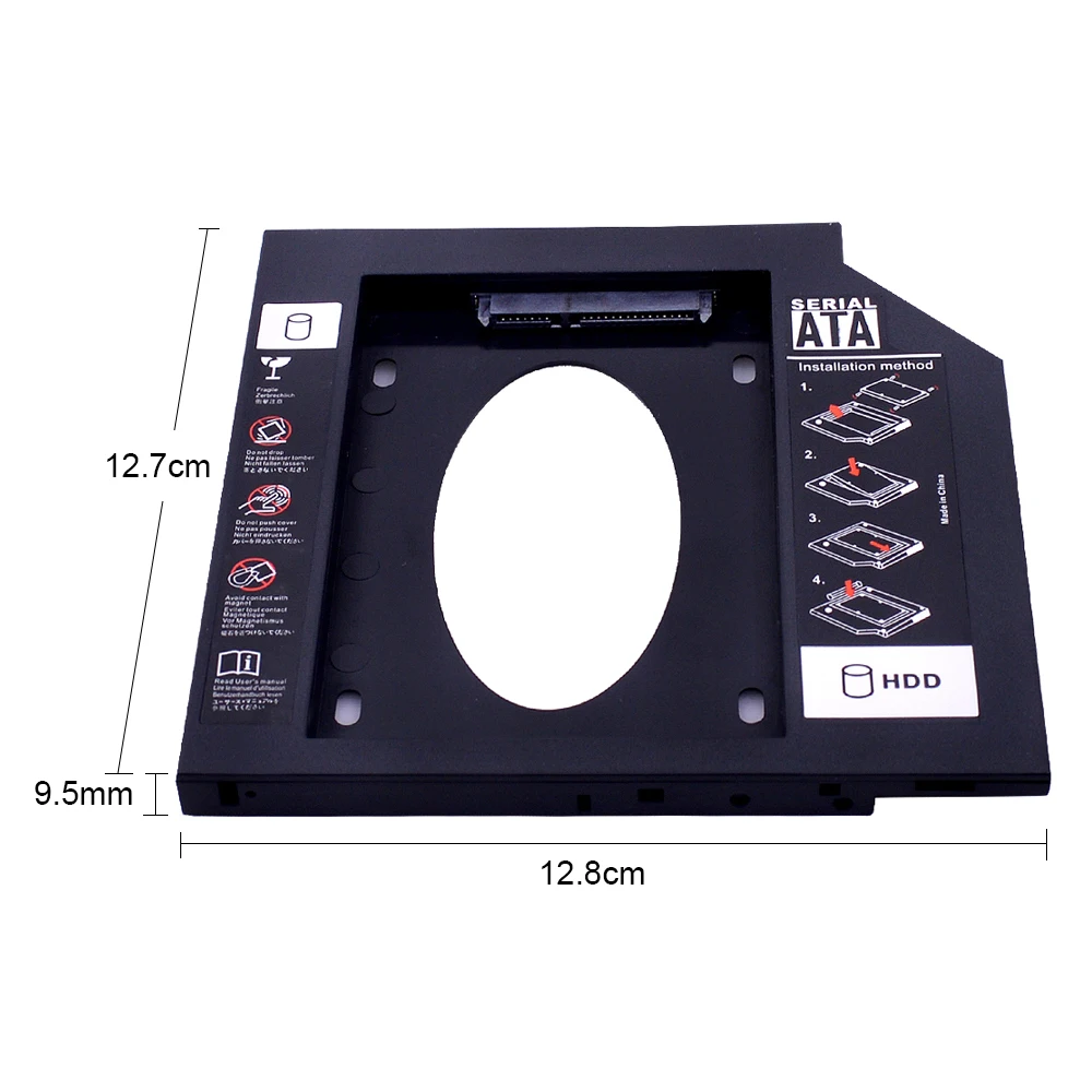 CHIPAL Универсальный 2nd HDD Caddy 9 5 мм SATA 3 0 для 2 'ƈ ТБ 7 SSD жесткий диск чехол Корпус