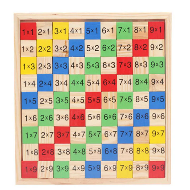 

Математическая игрушка-домино, двусторонняя таблица умножения, печатная доска, детские развивающие деревянные математические игрушки для ...