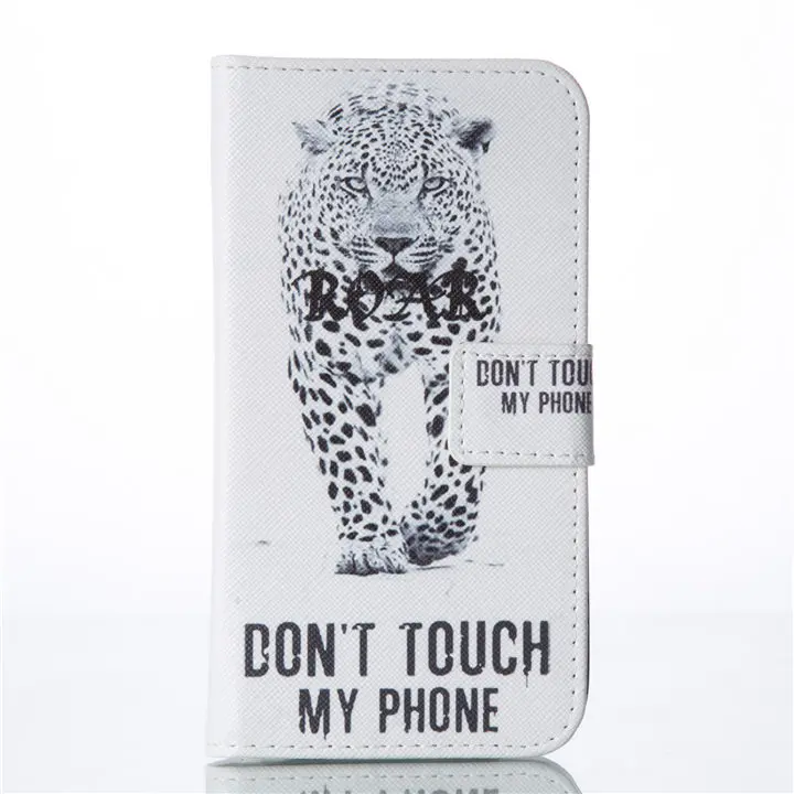 Leopard Бабочка Стиль чехол для samsung Galaxy j1 j3 j5 j7 j2Prime G532F книга Стиль кожаный бумажник чехол для телефона чехол P03F - Цвет: Leopard