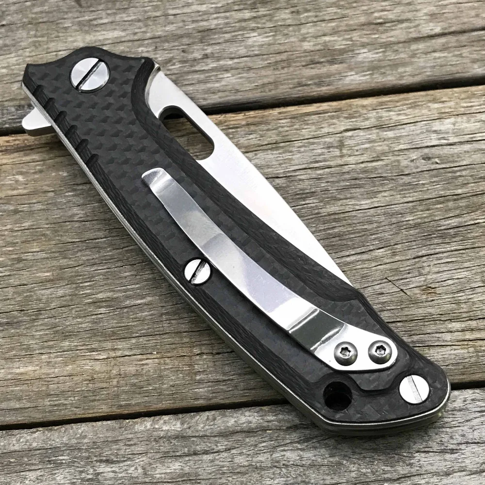 Складной нож LDT Cobra Bear D2 лезвие из углеродного волокна ручка охотничьи ножи