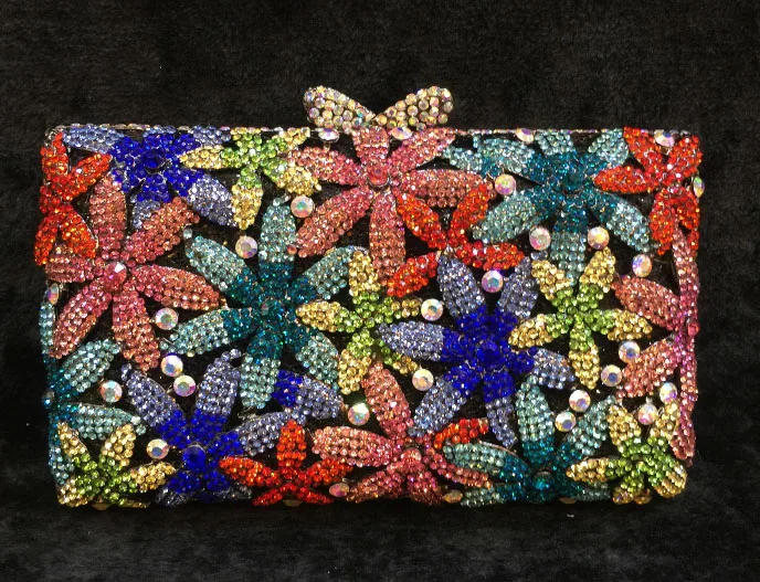 Женская разноцветная Сумка клатч с клапаном женская вечерняя сумка на плечо