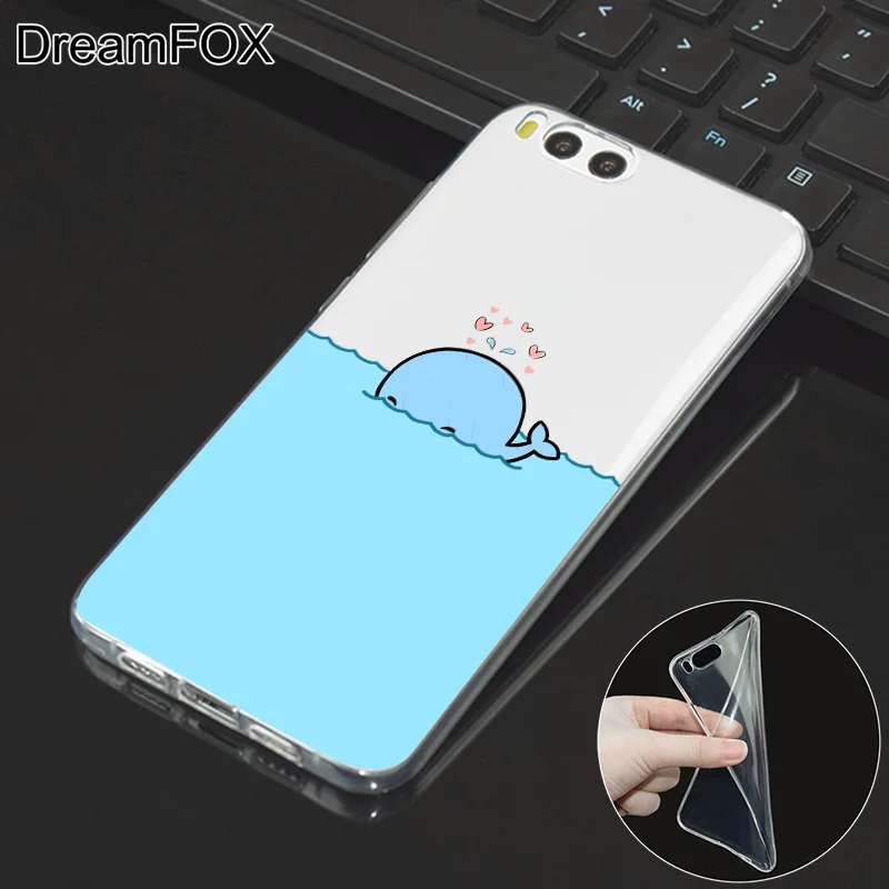 DREAMFOX L570 Cartoon Animal Cat Soft TPU Silicone Case Cover For Xiaomi Mi Note 2 3 4 5 6 8 SE M5 4C 4S 5C 5S 5X 6X A1 Plus |