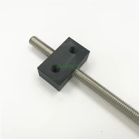 cnc z axis threaded rod stainless steel m8x1 25mm m881 25mm delrin nut shapeoko x carve cnc milling router machine parts