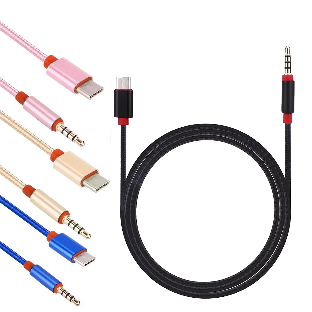 Del для Google Pixel/XL Leeco Le Max 2/Pro 3 USB Type C до 5 мм Автомобильный AUX кабель T2 td1027 Прямая