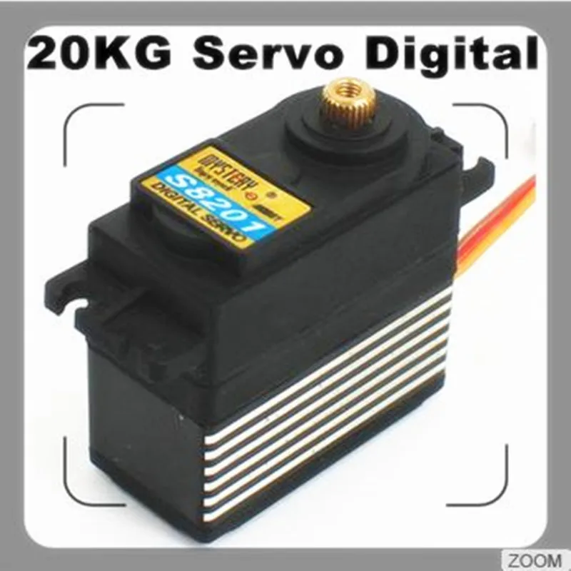 

20 кг Цифровая металлическая Шестерня сервопривода, SDS-S8201 сервопривода