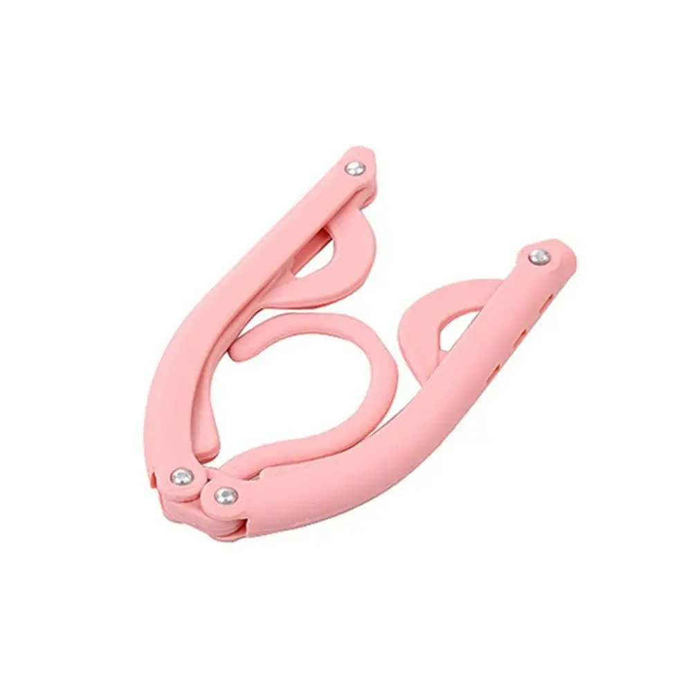 pink Компактный размер складной ПП Сушилка портативный Противоскользящий открытый для путешествий, для конфет цвет Магический плащ вешалка для нижнего белья - Цвет: pink