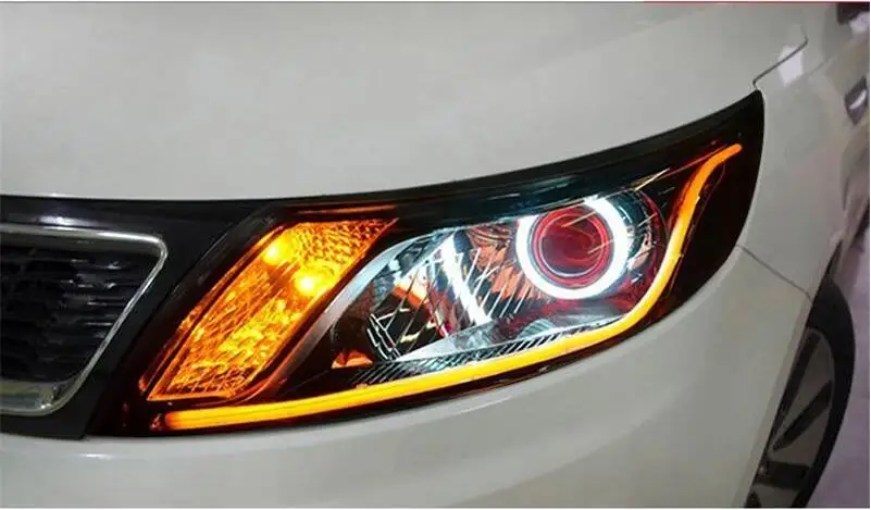 1set Bumper head lamp for KIA K2 Headlight 2015~2016y car accessories Front light kia k2 rio headlamp fog | Автомобили и