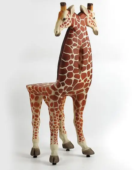 Стул с изображением жирафа для всей семьи уличного сада|garden outdoor|garden stoolgarden animals |