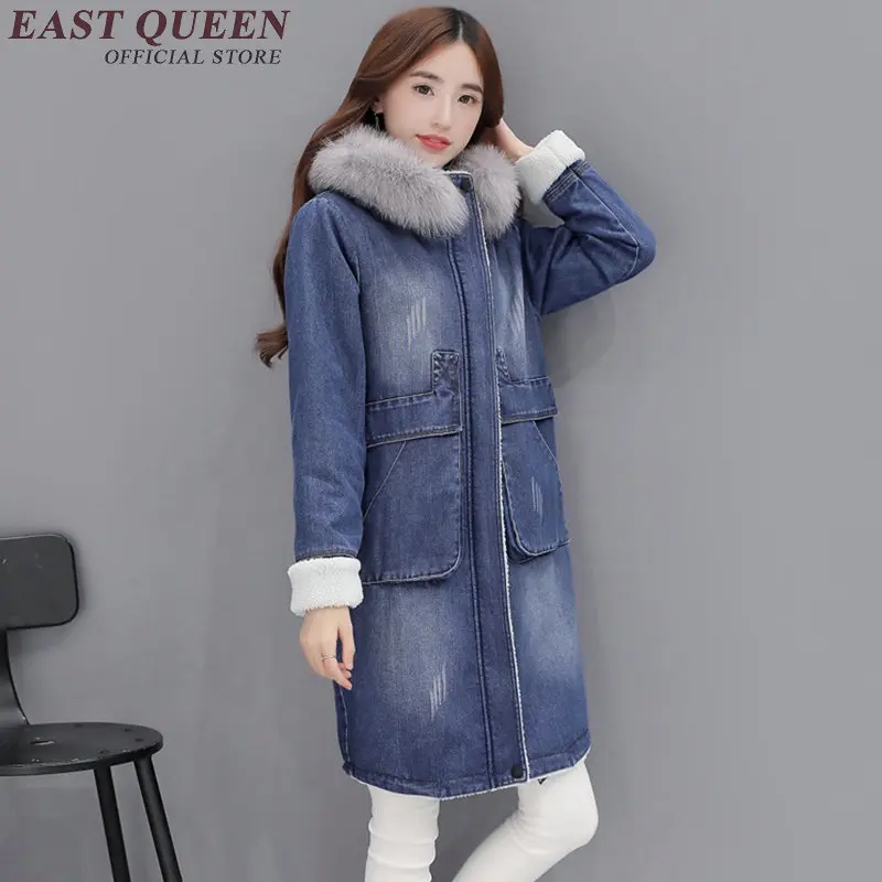 Женские джинсовые куртки с мехом AA3042 Y зимние 2019|winter jacket for women|jacket with furwinter |