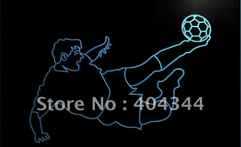 

LB811- Football Training Club Bar Beer LED Neon Light Sign home decor crafts