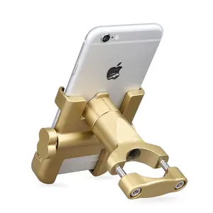 motorcycle phone holder adjustable anti shake metal bike phone mount for iphone 12 11 pro max 8plus samsung galaxy s20 gps stand free global shipping
