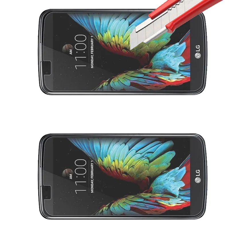 2 шт стекло для LG K10 закаленное 2.5D 9H Защита экрана M2 HD закаленная защитная пленка +