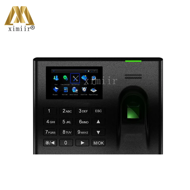 Биометрические 3 дюймов сенсорный экран UA100 linux system определение времени посещения