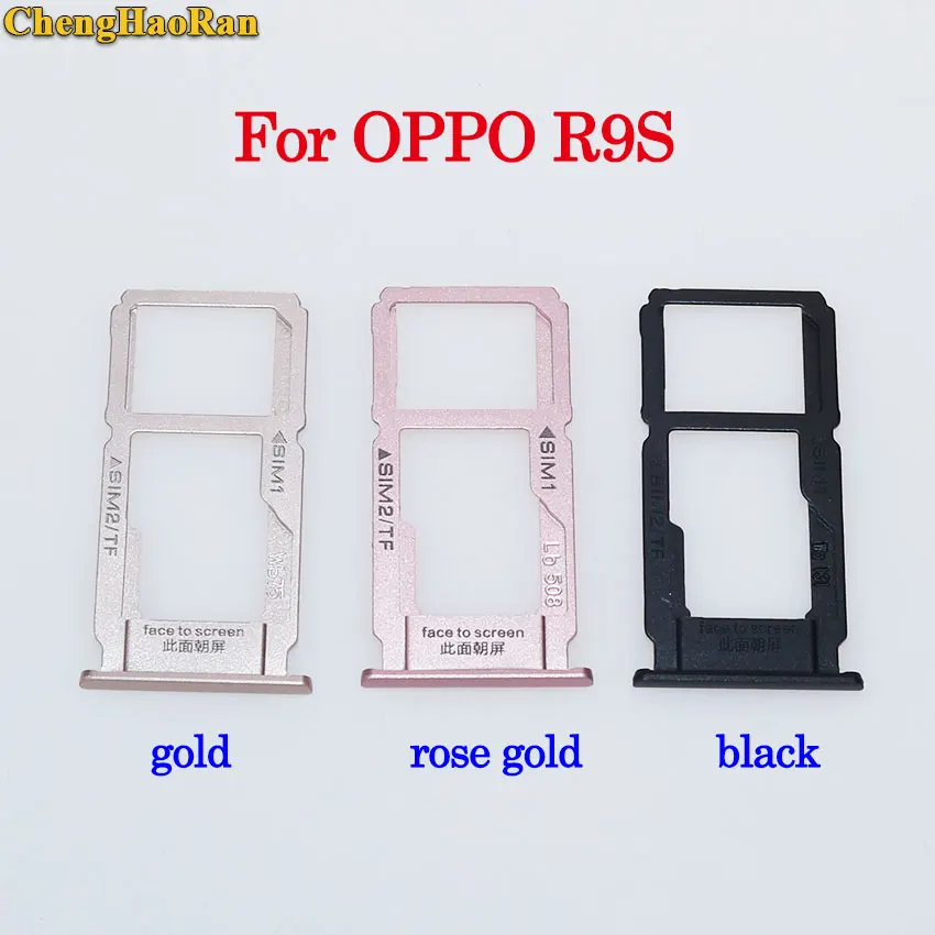 ChengHaoRan sim-карты слот для карт памяти держатель адаптер для OPPO R7 plus R7s R7Plus R9 R9plus R9sk R9s R9s плюс S-D карты