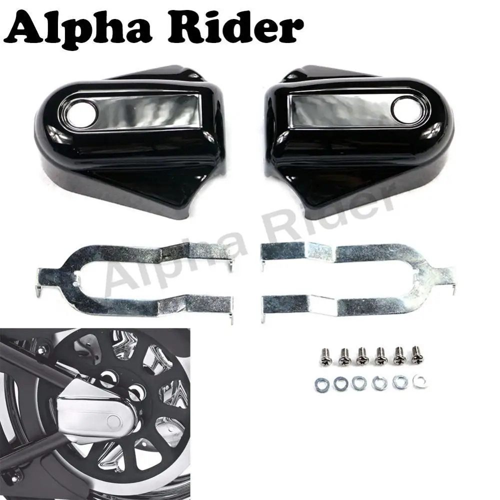 Защитные накладки на задние крышки осей из АБС пластика для harly Softail Cross Bones FLSTSB