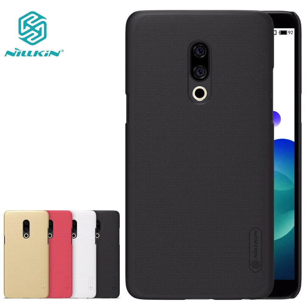 Чехол для Meizu 15 плюс Lite M15 Nillkin жесткая Защитная матовая задняя панель с эффектом