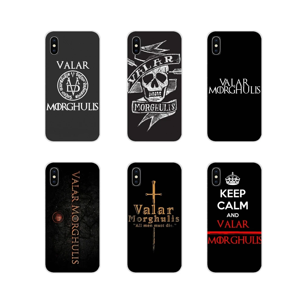 Мягкий ТПУ чехол HanHent Valar Morghulis Игра престолов для Nokia 2 3 5 6 8 9 230 3310 1 7 Plus LG Q6 X