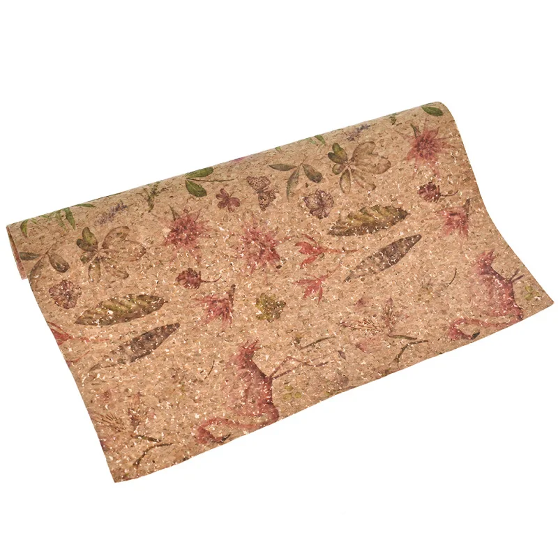 Винтажная натуральная пробковая ткань A4 для шитья сделай сам ремесло ручной