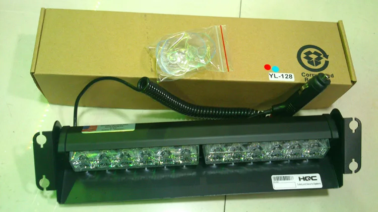 12 светодиодов автомобильный мигающий полицейский аварийный Предупреждение