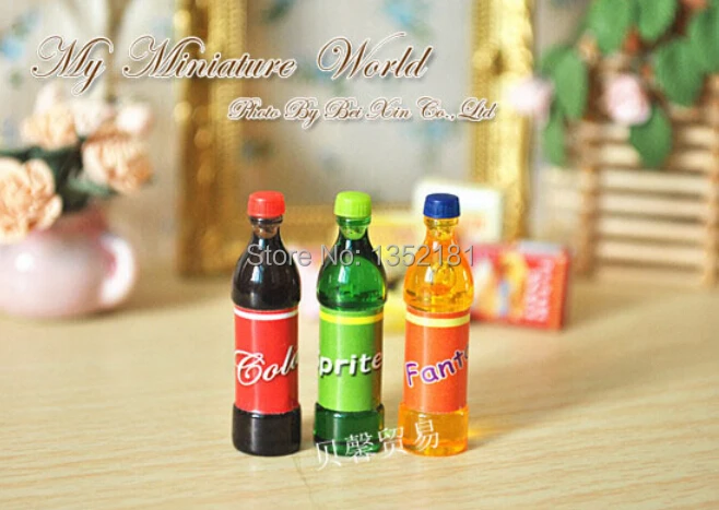 Милый Миниатюрный Кукольный кухонный напиток Fanta Spirit|miniature kitchen|dollhouse miniature