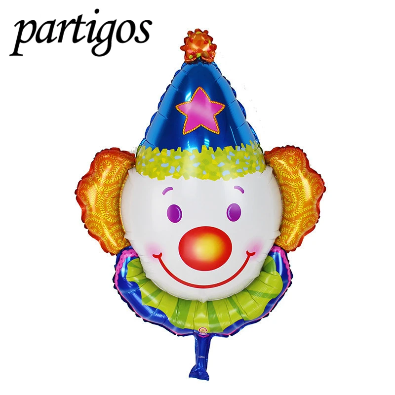 

50pcs/lot 80*63cm children's toys helium balloon orbs wedding marriage party decoration clown head inflatable air ballons