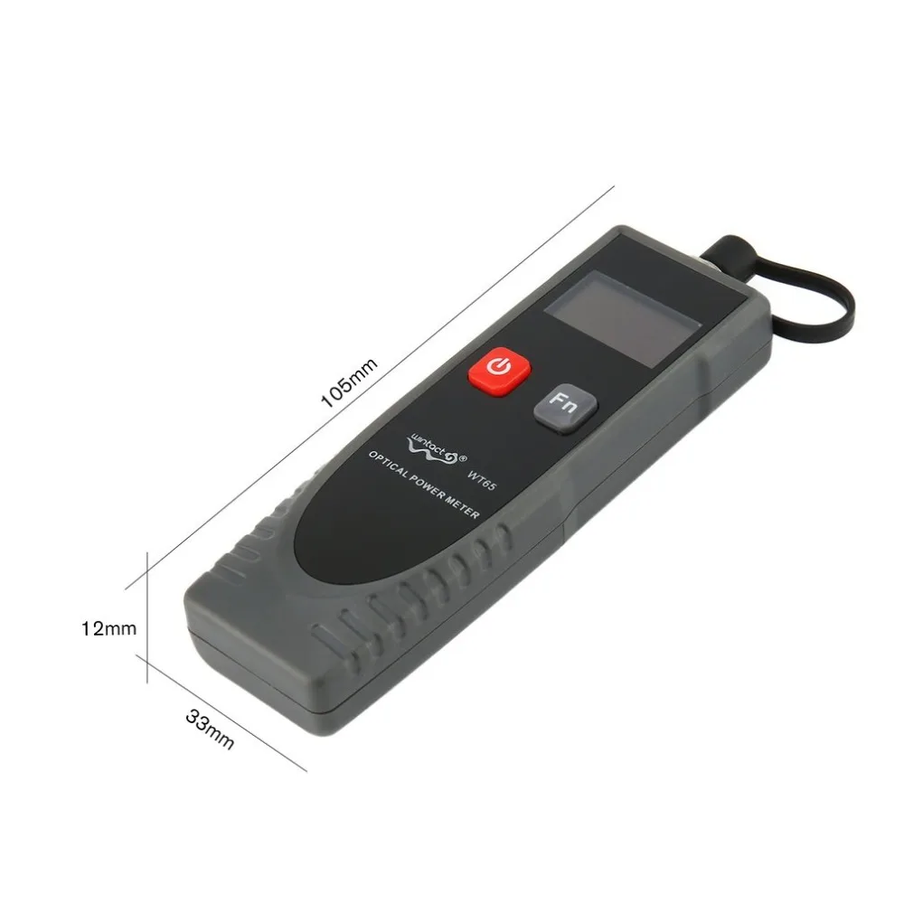 WINTACT WT65 цифровой волоконно оптический измеритель мощности ручной сетевой кабель