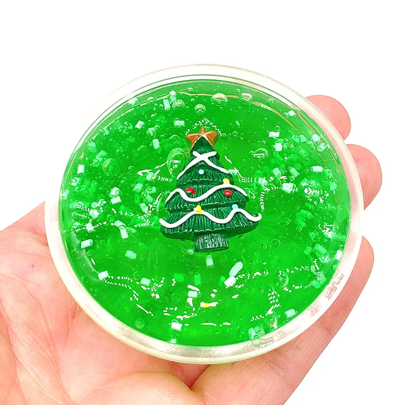 Fulljion Slime детская Рождественская игрушечная модельная глина полимерная пушистая