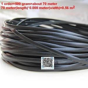 Черный плоский синтетический ротанговый Плетеный материал, пластиковый ротанг для вязания и ремонта, стол для стула, корзина для хранения, тканевый материал из полиэтилена