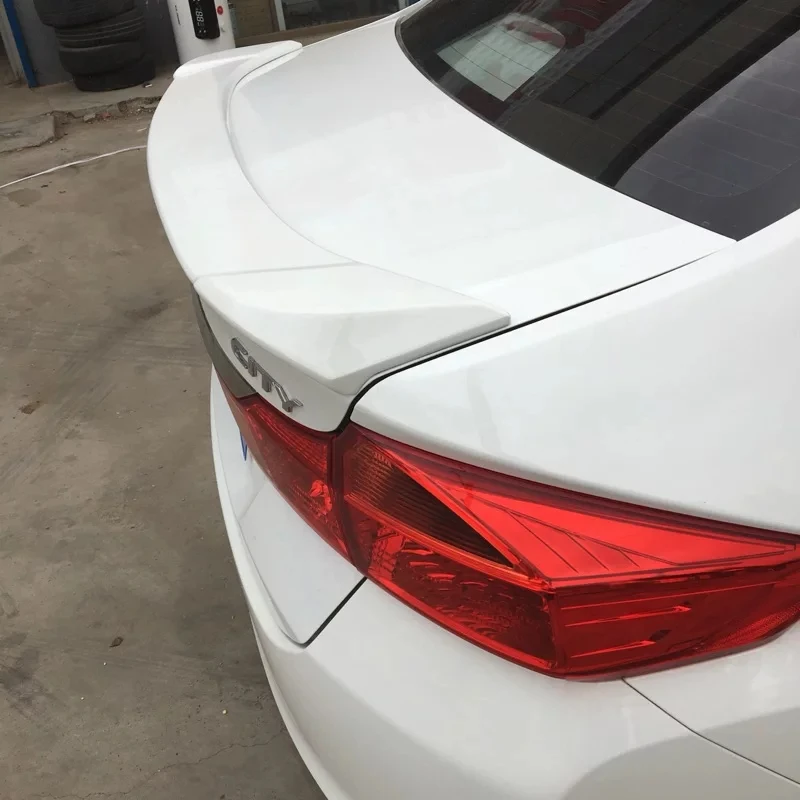 Высококачественный спойлер из АБС пластика для Honda City заднего крыла автомобиля