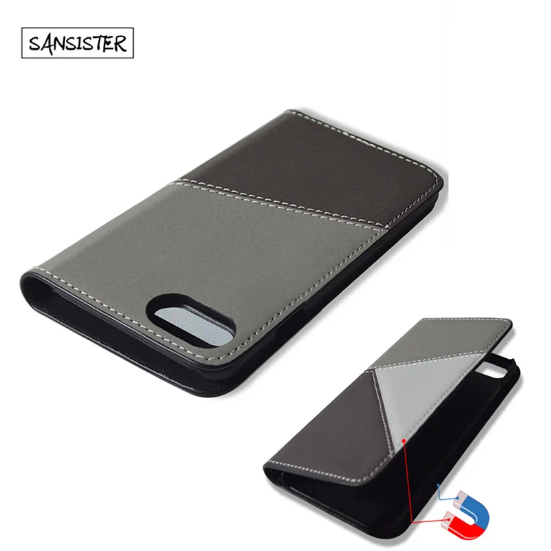 Sansister модный разноцветный Телефон чехол для iPhone 6 6S 7 8 8Plus X XR X Max чехол тонкий слот для карт кошелек с магнитом