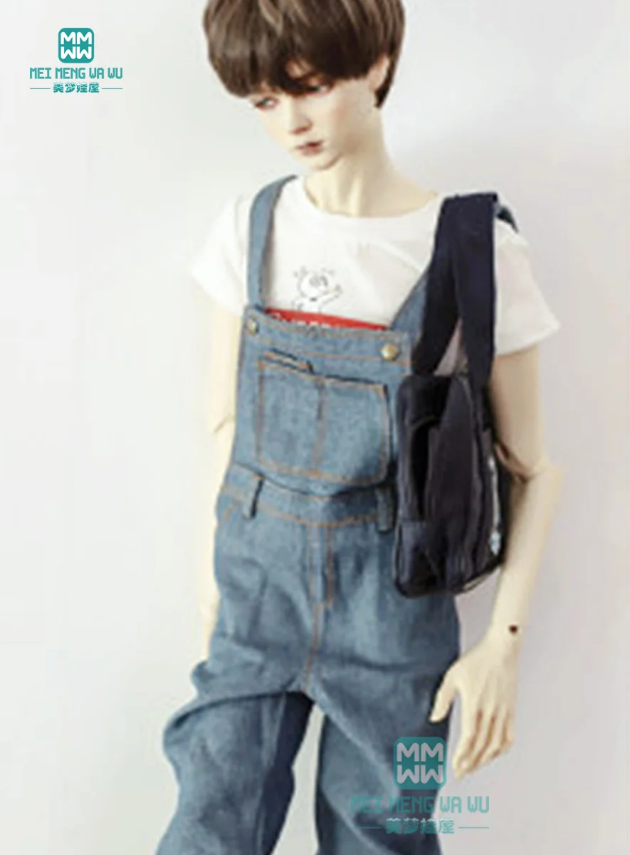 Одежда для куклы BJD подходит для 65-72 см DK SD17 、 POPO68 BJD дядя модный красивый джинсовый комбинезон Футболка с принтом ветровка с завязками (art.: 7a9f0ee72) - 7a9f0ee72
