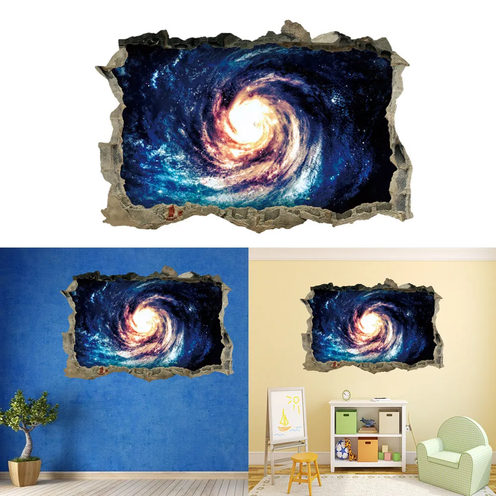 1* 3D Wall Stickers Home Living Room Decor Accessories Starry Sky Series For Kids Bedroom Decoration | Дом и сад