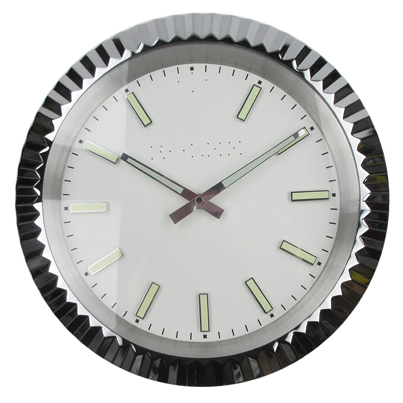 Горячая Распродажа металлические настенные часы роскошный дизайн в форме часов