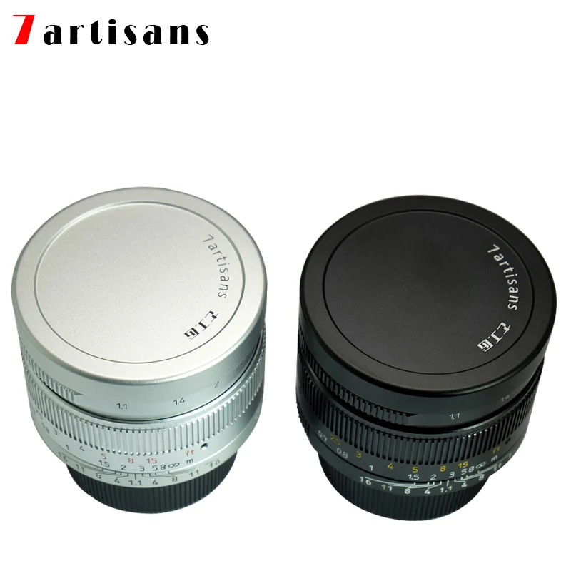 Портретная линза с большой апертурой 7 artisans 50 мм f1.1 Paraxial LM крепление для камер Leica