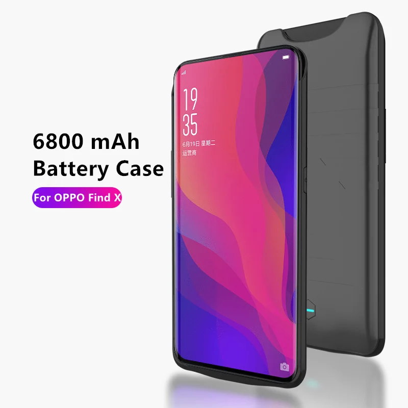 SPCASE 6800 mAh Backup Battery Charger Case For OPPO Find X Portable Ultra Thin External Power Bank Charging Cover | Мобильные