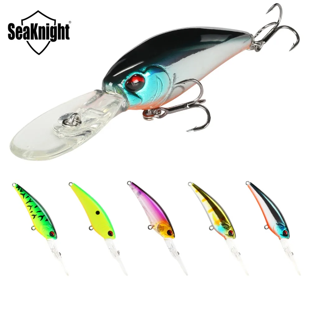 SeaKnight бренд SK018 серия Minnow Рыболовная Приманка 5 шт. искусственная жесткая приманка