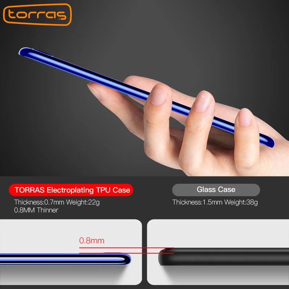 TORRAS Мягкий ТПУ чехол для huawei Honor 10 5 84 Прозрачный Чехол мобильного телефона