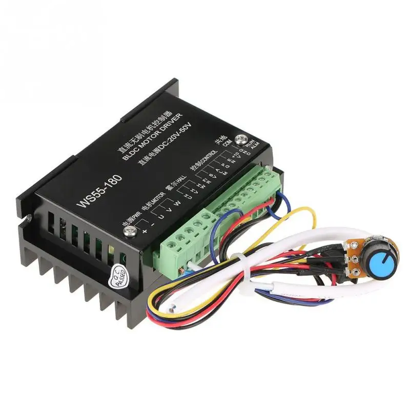 WS55 180 DC 20V 50V контроллер драйвера двигателя CNC бесщеточный шпиндель BLDC