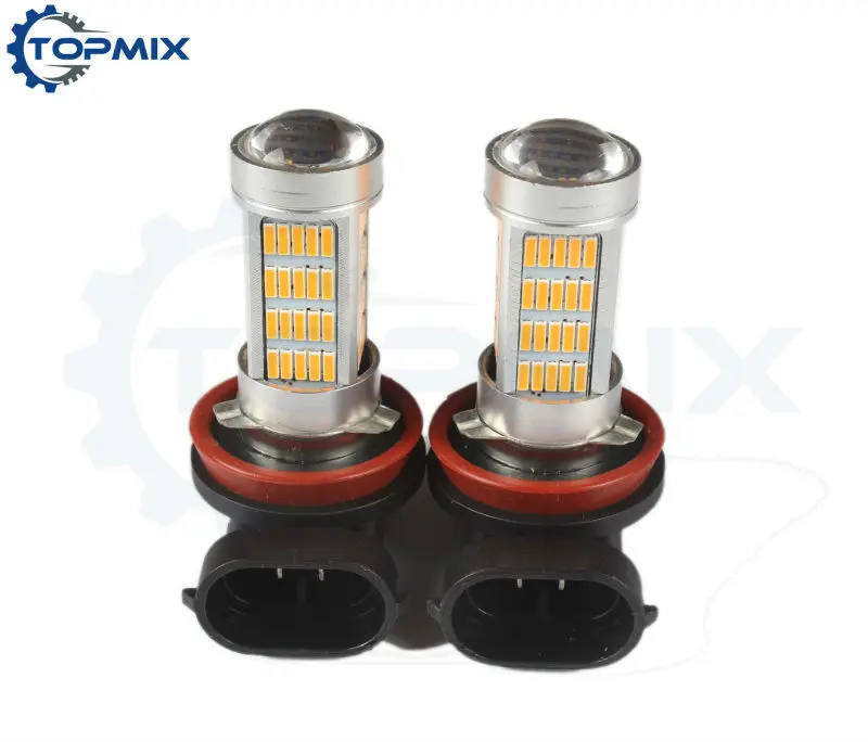 2 шт. новые H11 Светодиодный Автомобильные противотуманные фары s 4014 92SMD 12 В