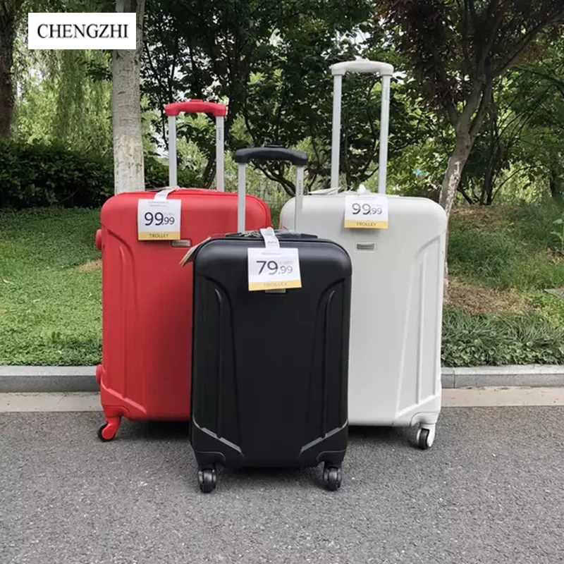 CHENGZHI Новый дешевый комплект чемоданов на колесиках из АБС пластика размером 20 24 28