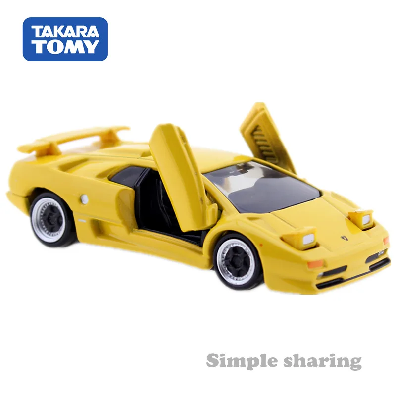 Tomica Premium No.15 Lamborghini Диабло SV желтая Takara Tomy металлическая модель автомобиля игрушки