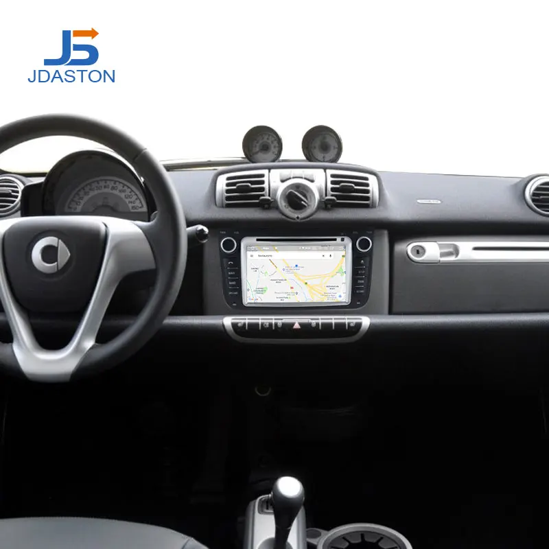 Автомобильный DVD плеер JDASTON Android 10 для Mercedes Benz Smart 2012 2013 2014 4 Гб + 64 ГБ 2 Din