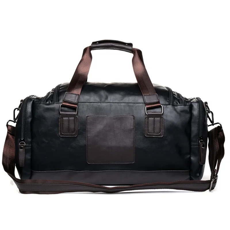 Мужская Дорожная сумка из ПУ кожи с ручками и плечевым ремнём|brand shoulder bag|shoulder bagsbag